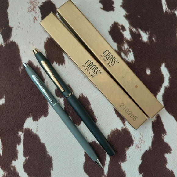 Office Vintage Cross Pencil With Refill Lead And Pen No Refill Poshmark